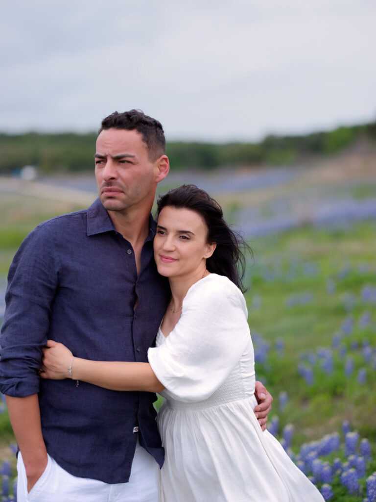 Berberi Family Photo Session in Bluebonnet Fields